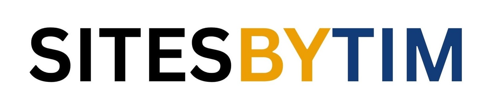 SitesByTim logo, plumber website design and trades website services